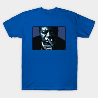 Louis Armstrong Jazz Genius in Blue T-Shirt